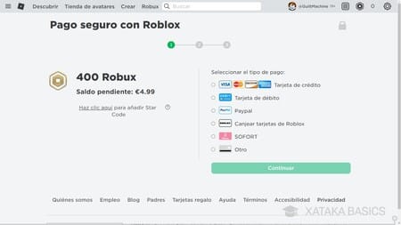 guia definitiva como comprar robux usando efectivo paso a paso