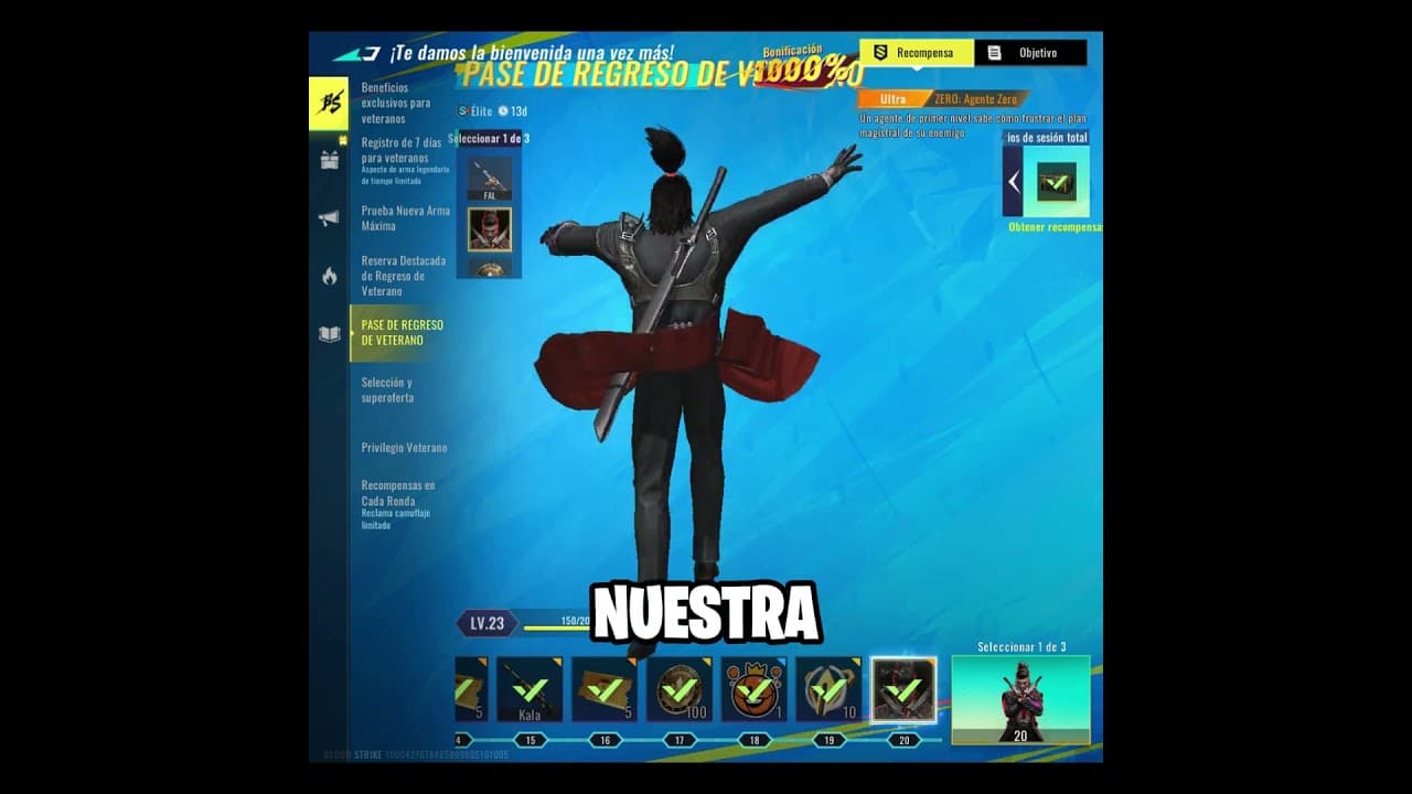 puedo obtener una cuenta veterana en Blood Strike sin gastar dinero